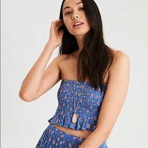 NWOT American Eagle Smocked Tube Top